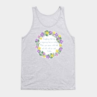 Make peace with life Tank Top